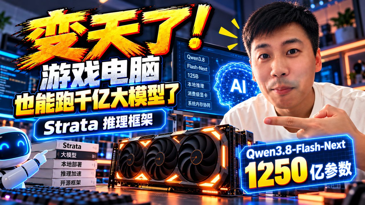Strata 本地部署 Qwen3.8-Flash-Next 教程与 QA